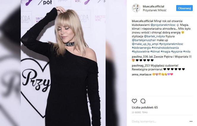 Dominika Gawęda blondynką