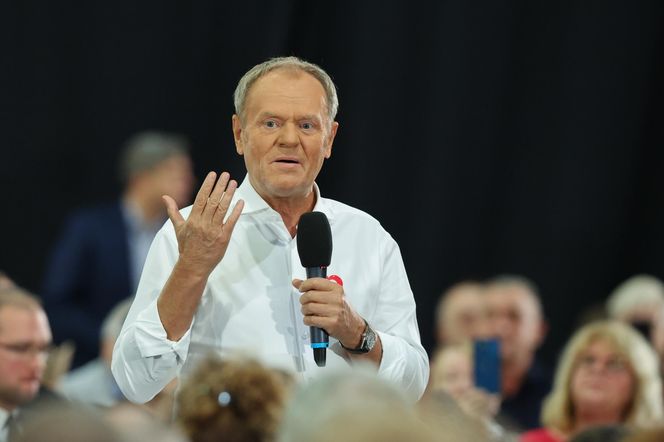 Donald Tusk w Piotrkowie Trybunalskim