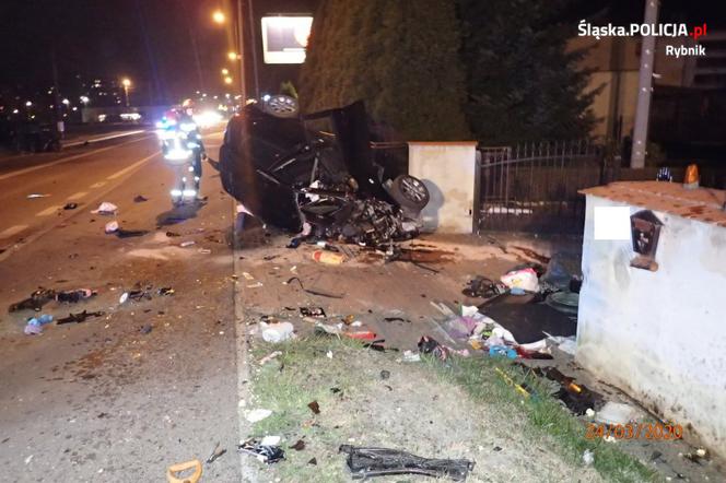 Spowodował wypadek i uciekał pieszo