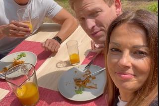 Barwy szczęścia po wakacjach 2023, Kasia (Katarzyna Glinka), Łukasz (Michał Rolnicki), Rafał Cieszyński na planie