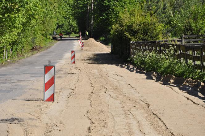 Droga Mątki - Wilimowo zamknięta. Trwa jej modernizacja