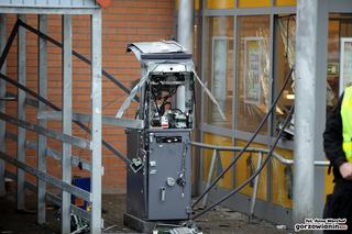 Wysadzony bankomat w Gorzowie! Policja szuka sprawców
