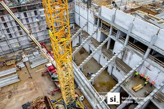 Budowa Szczecińskiego Domu Sportu - listopad 2024