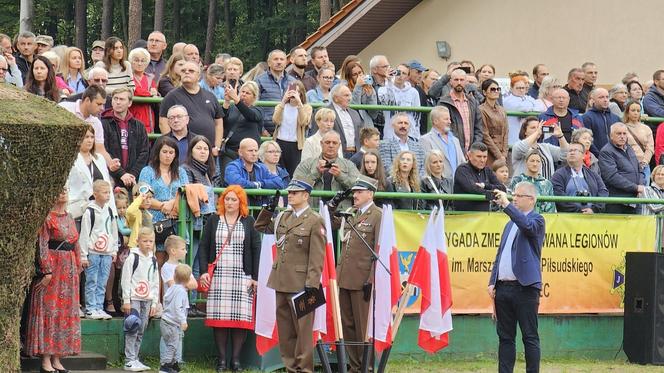 Przysięga wojskowa w Złocieńcu