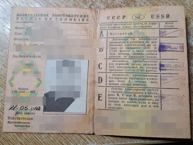 Fałszywe prawo jazdy na granicy