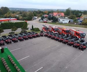 Druhowie z powiatu kraśnickiego otrzymali nowy sprzęt. Quady trafiły do 8 jednostek