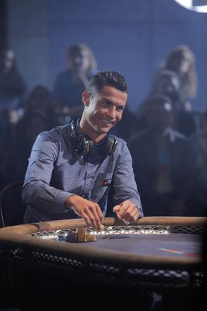 Cristiano Ronaldo gra w pokera