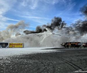 Wrocław. Ćwiczenia na terenie Portu Lotniczego im. Mikołaja Kopernika [ZDJĘCIA].
