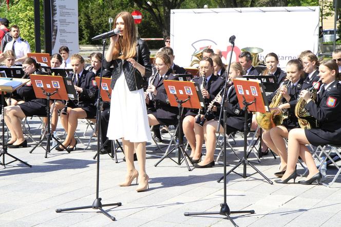 Piknik strażacki na Placu Teatralnym w Lublinie