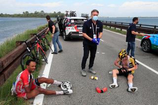 Wypadek na trasie Giro d'Italia