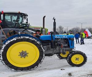 Rolnicy w Wejherowie. Protest na drodze krajowej nr 6