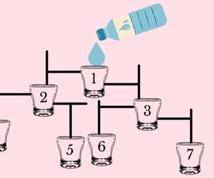 Krótki test na inteligencję. Która szklanka zostanie wypełniona jako pierwsza? 