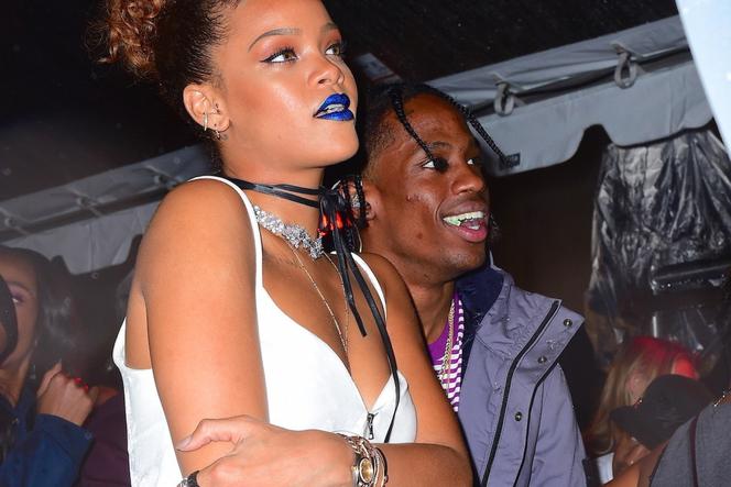 Rihanna i Travis Scott - zdjęcie z 2015 roku