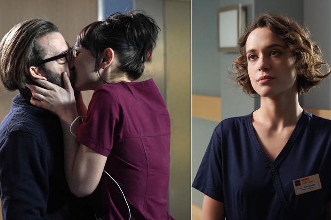 Na dobre i na złe, odc. 742. Bart (Piotr Głowacki), Wera (Magdalena Celmer), Julka (Aleksandra Hamkało)