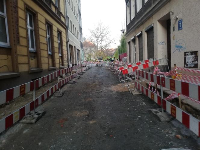 Remont ul. Staromiejskiej - listopad 2020