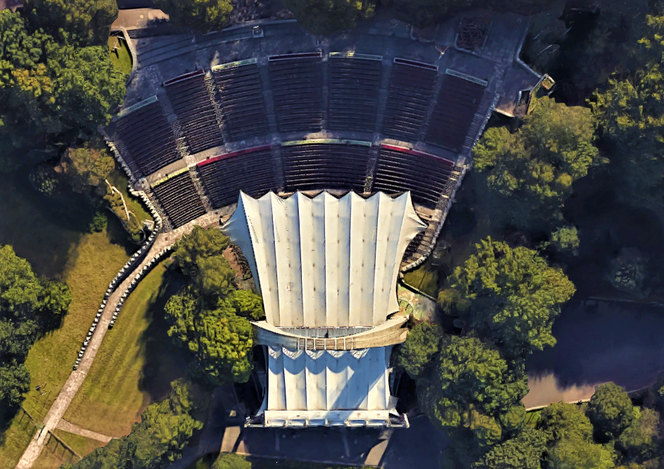 Szczecin w szczególe według Google Earth