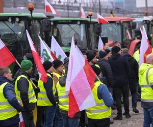 Protest rolników przed Urzędem Wojewódzkim w Gdańsku