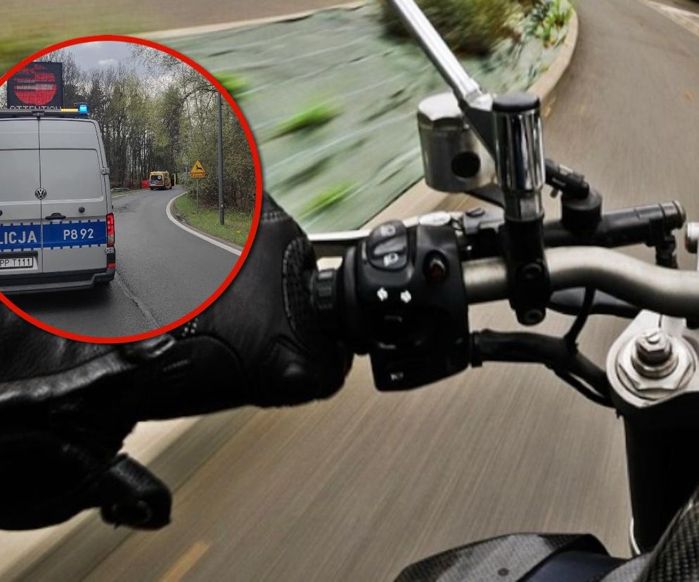 Wypadek na DK86. Nie żyje motocyklista