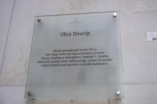 Ulica Dowcip w Warszawie