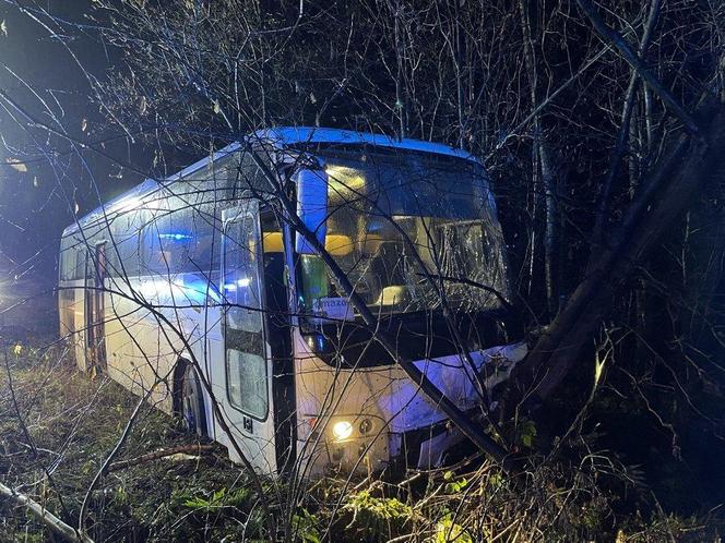 Wypadek autokaru z pracownikami Amazona