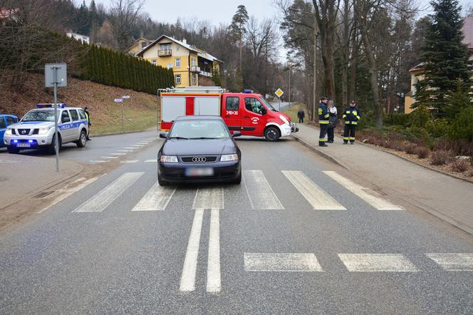 Potrącenie pieszej w Rymanowie-Zdroju! Sprawcą 19-letni kierowca audi! 