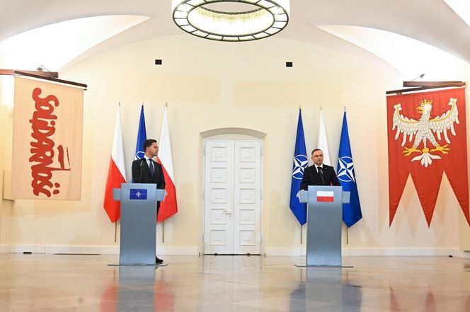 Prezydent Andrzej Duda spotkał się z nowym sekretarzem generalnym NATO Markiem Rutte