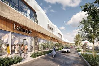 Wizualizacja galerii handlowej Projekt Góraszka pod Warszawą.
