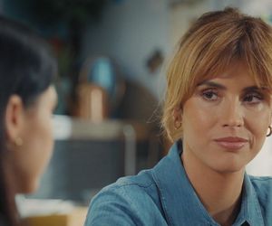 M jak miłość odc. 1850. Kama (Michalina Sosna), Iza (Adriana Kalska)