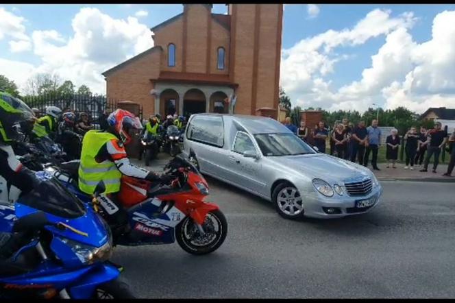 Pogrzeb motocyklistki Karoliny z Zielonki