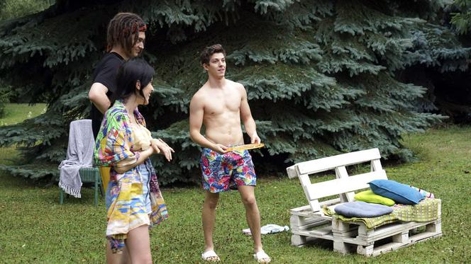 Barwy szczęścia, odcinek 1978: Justin (Jasper Sołtysiewicz), Magda (Natalia Sierzputowska)