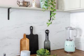 Drewno i laminat w kuchni