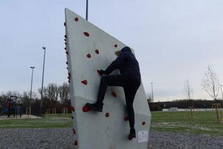 Ścianka wspinaczkowa na nabrzeżu w Starym Fordonie