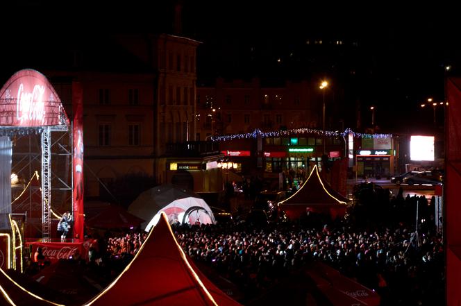 Ciężarówki Coca - coli w Lublinie