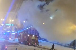 Pożar mieszkania w centrum Białegostoku