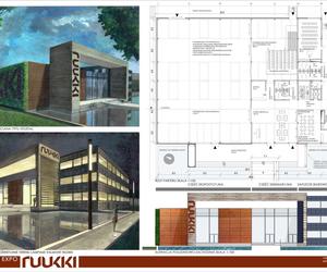 Energooszczędny pawilon EXPO Ruukki. II nagroda