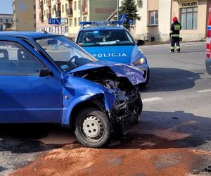 Wypadek w centrum Skarżyska. Zderzyły się dwa samochody