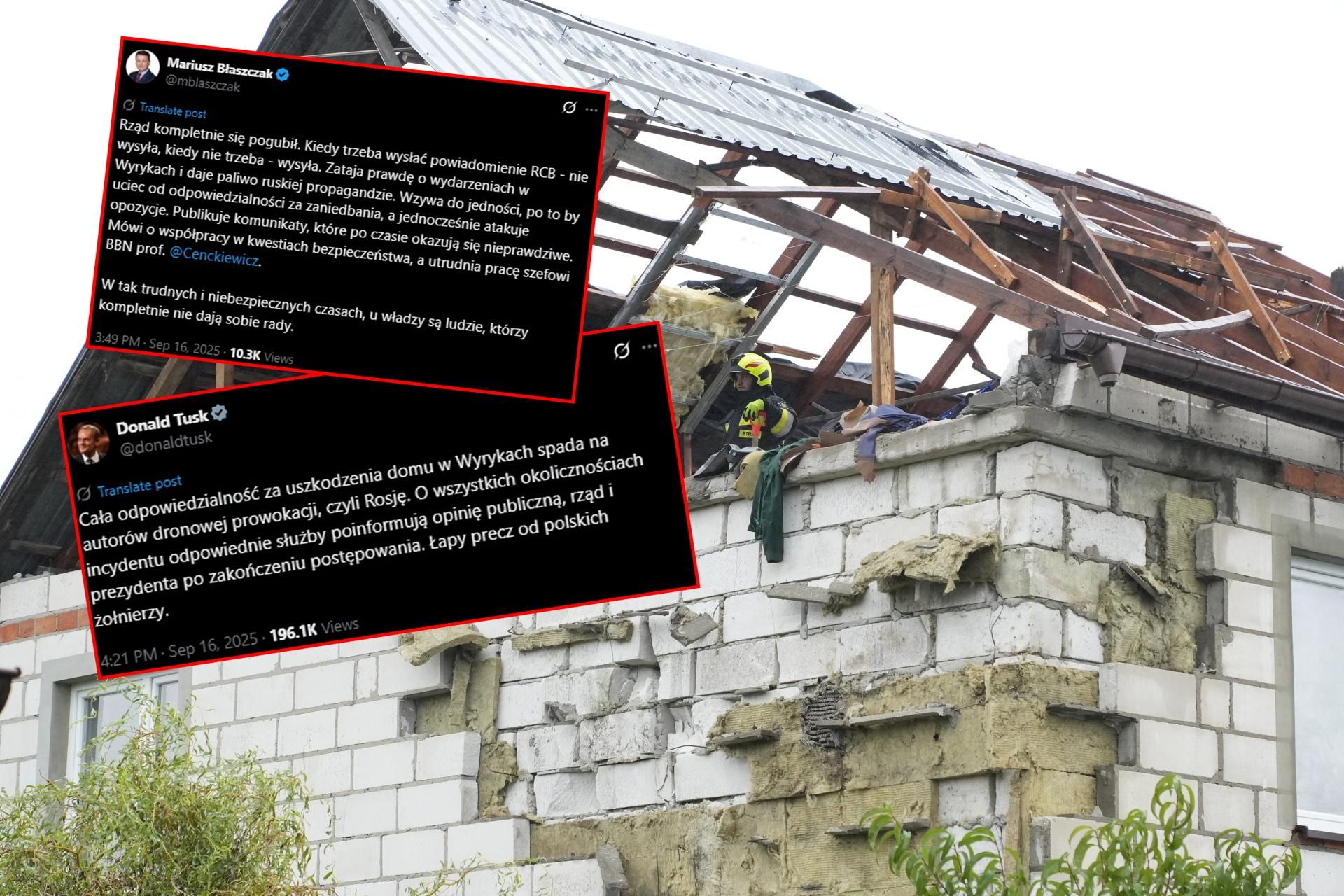 Polska rakieta zamiast drona? Polityczna burza w sieci. "Winna Rosja"; "Kompromitacj…