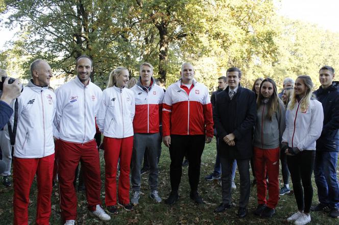 Minister spotkał się m.in. z wrocławskimi sportowcami