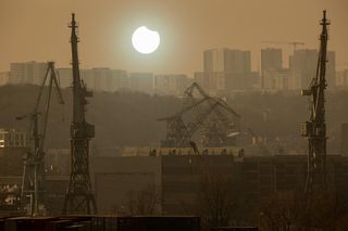 Zaćmienie Słońca w Gdańsku 