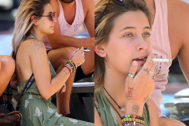 Paris Jackson z papierosem