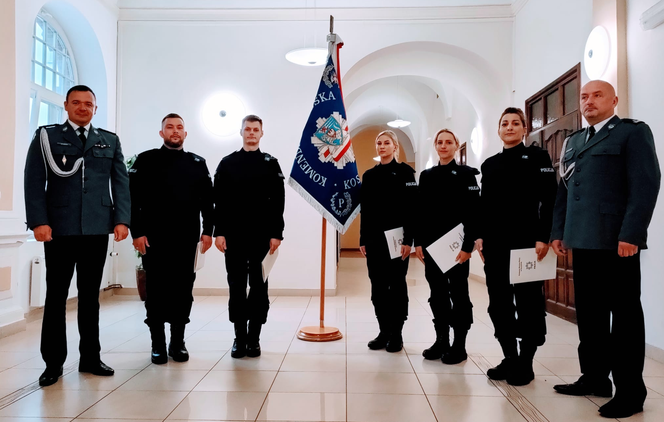 Nowi funkcjonariusze koszalińskiej Policji