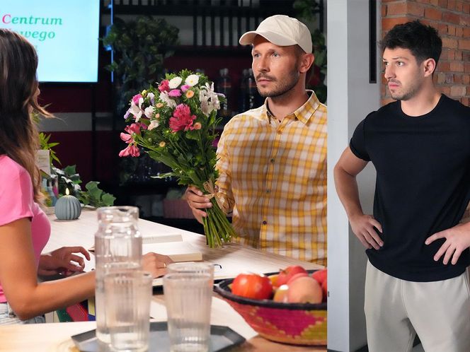 Barwy szczęścia, odcinek 3135: Franka (Kamila Kamińska), Franek (Mateusz Banasiuk), Justin (Jasper Sołtysiewicz) 