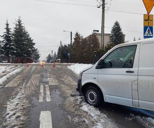 Wypadek na skrzyżowaniu Smugowa-Miodowa