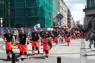 Protest ratowników medycznych we Wrocławiu