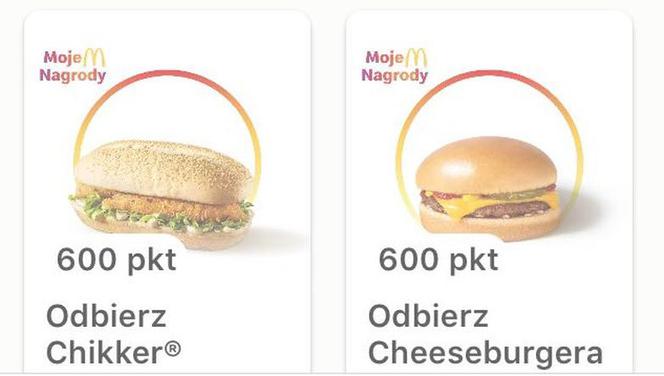 Darmowe jedzenie w McDonald's! Ile trzeba uzbierać punktów?