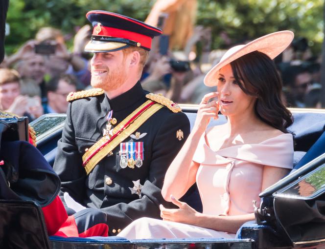 księżna Meghan i książę Harry w Buckingham Palace