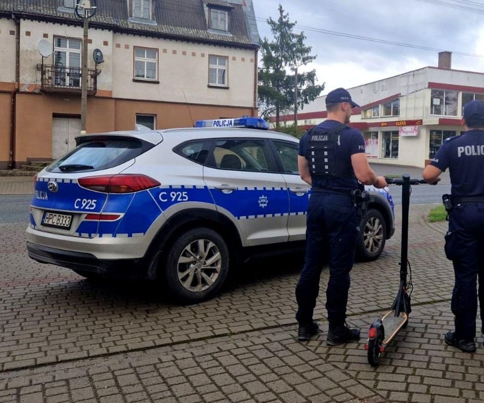 Wysokie mandaty dla kolegów na hulajnogach elektrycznych. To miała być rutynowa kontrola