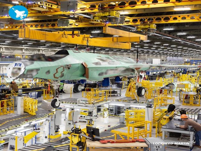 Pierwszy fiński F-35 na linii montażowej