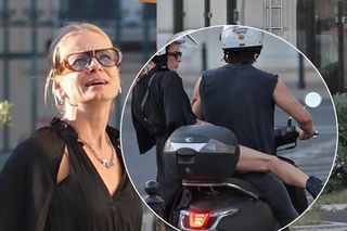 Cielecka zarzuca nóżkę na maszynę Gelnera. Ależ ona jest gibka!