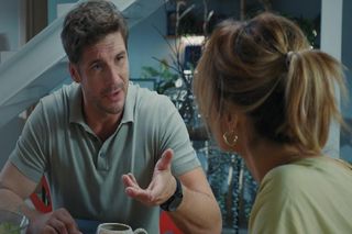 	M jak miłość odc. 1841. Kama (Michalina Sosna), Marcin (Mikołaj Roznerski)